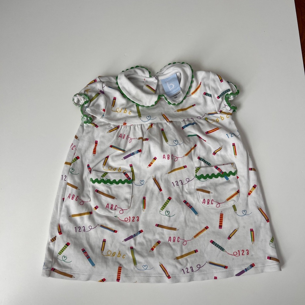 Bella bliss back to school dress size 12 months